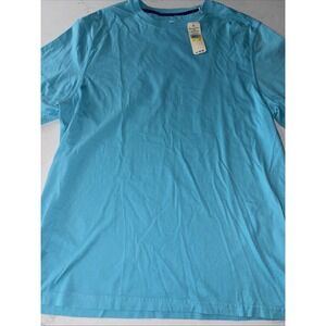 NWT‎ Men's Tommy Bahama Pacific Jersey Tee In Blue Curaco Medium Cotton T-shirt